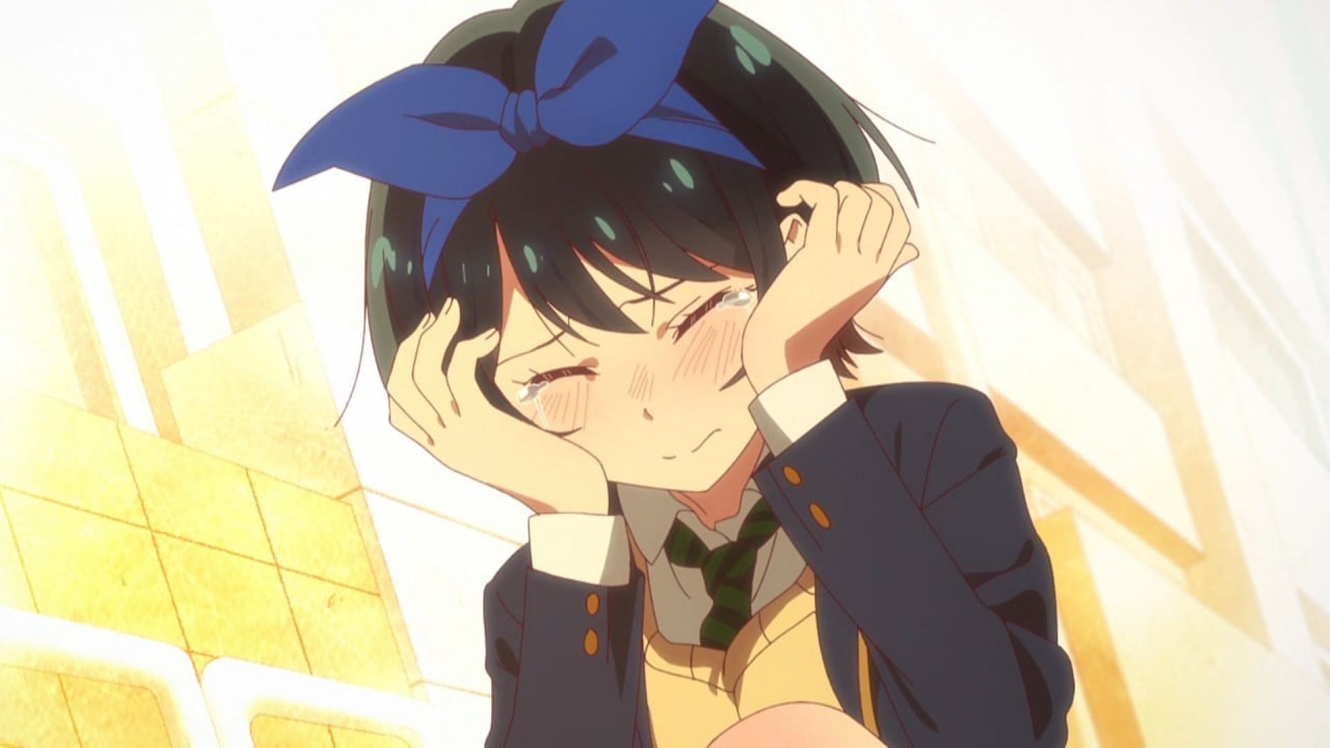 Ruka, as seen crying in the episode (Image via TMS Entertainment)